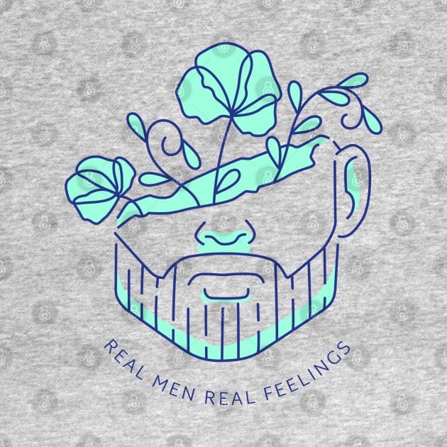 Real Men Real Feelings Men's Mental Health by Wo:oM Atelier